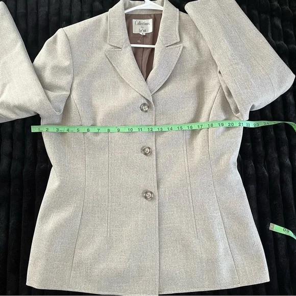 Women's collections for LE SUIT tan two piece set business wear size 14 - Picture 3 of 12